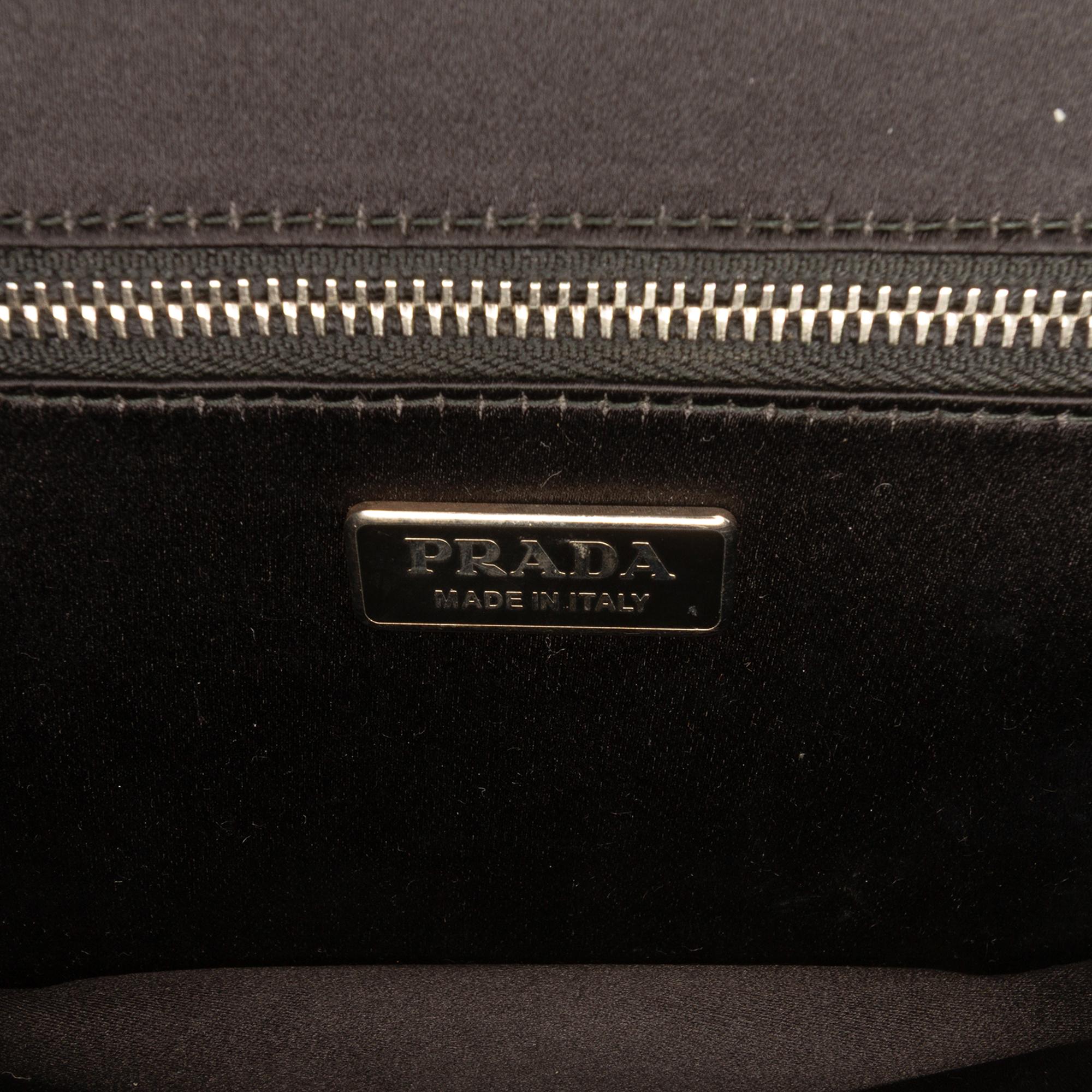 Prada Sequin Embellished Baia Chain Flap