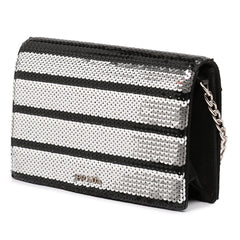 Prada Sequin Embellished Baia Chain Flap