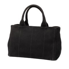 Prada Small Canvas Canapa Bijoux Satchel
