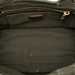 Prada Small Canvas Canapa Bijoux Satchel