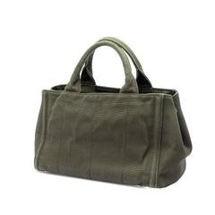 Prada Small Canvas Canapa Bijoux Satchel