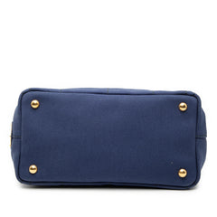 Prada Small Canvas Canapa Logo Satchel