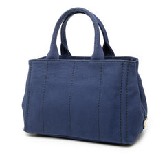 Prada Small Canvas Canapa Logo Satchel