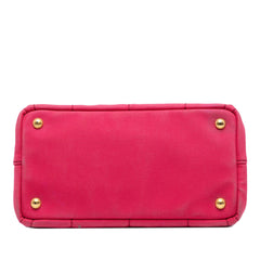 Prada Small Canvas Canapa Logo Satchel