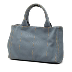 Prada Small Canvas Canapa Logo Satchel