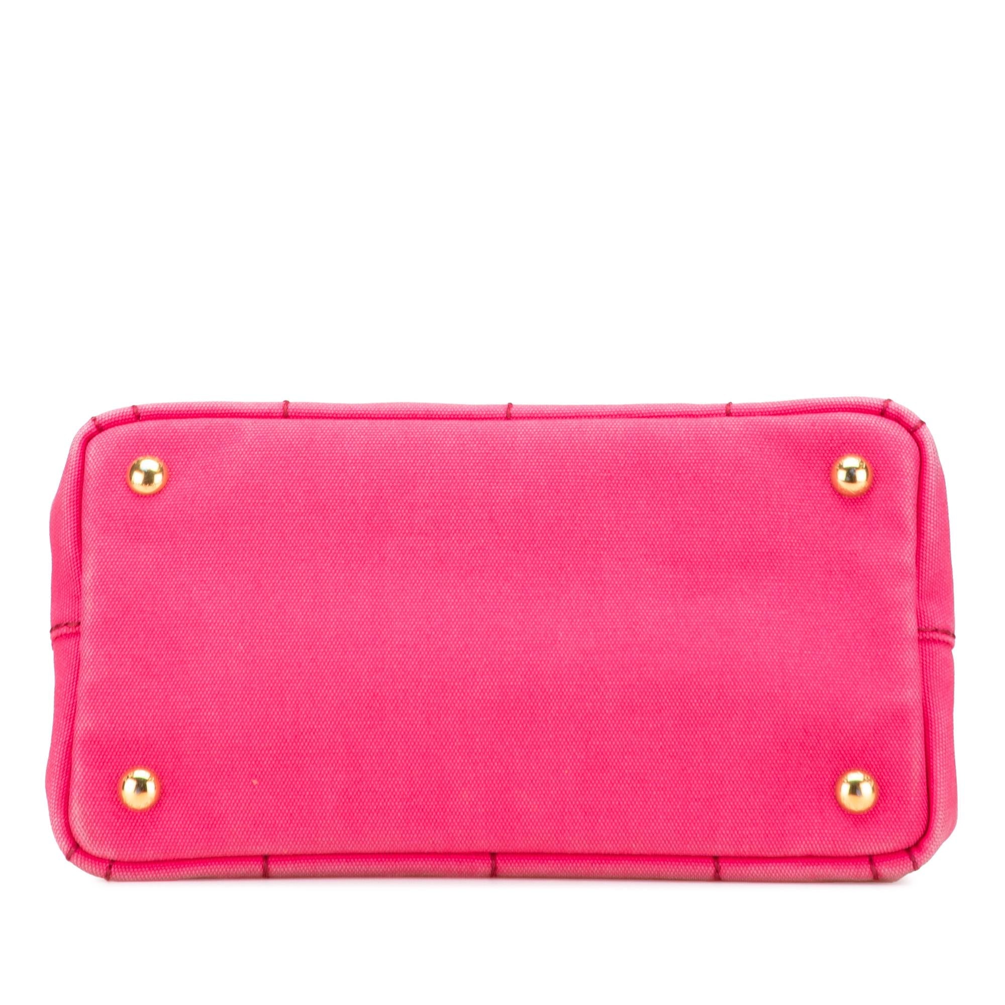 Prada Small Canvas Canapa Logo Satchel