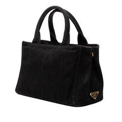 Prada Small Canvas Canapa Logo Satchel