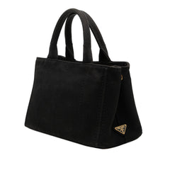 Prada Small Canvas Canapa Logo Satchel