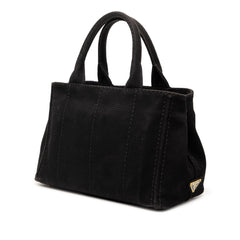 Prada Small Canvas Canapa Logo Satchel