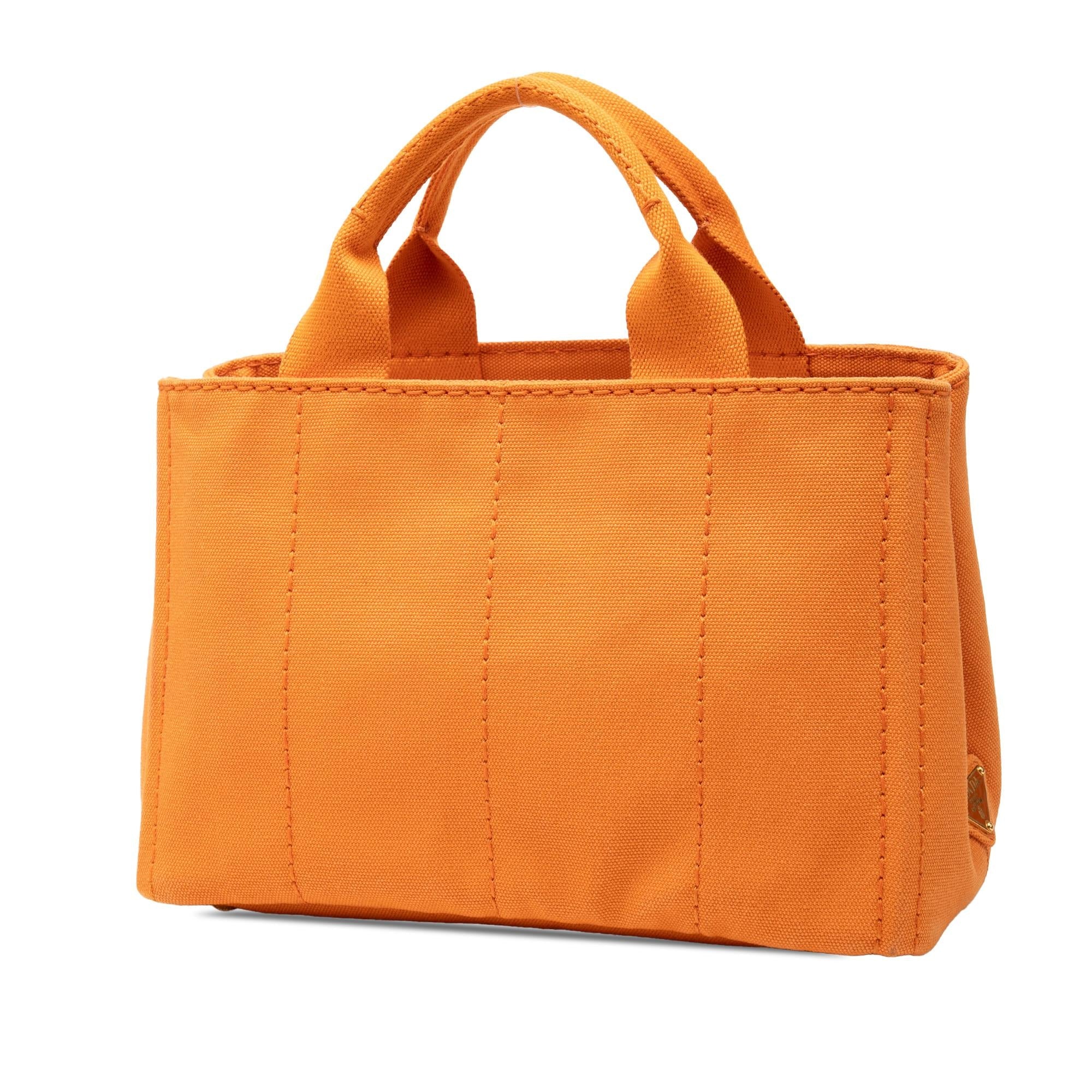 Prada Small Canvas Canapa Logo Satchel