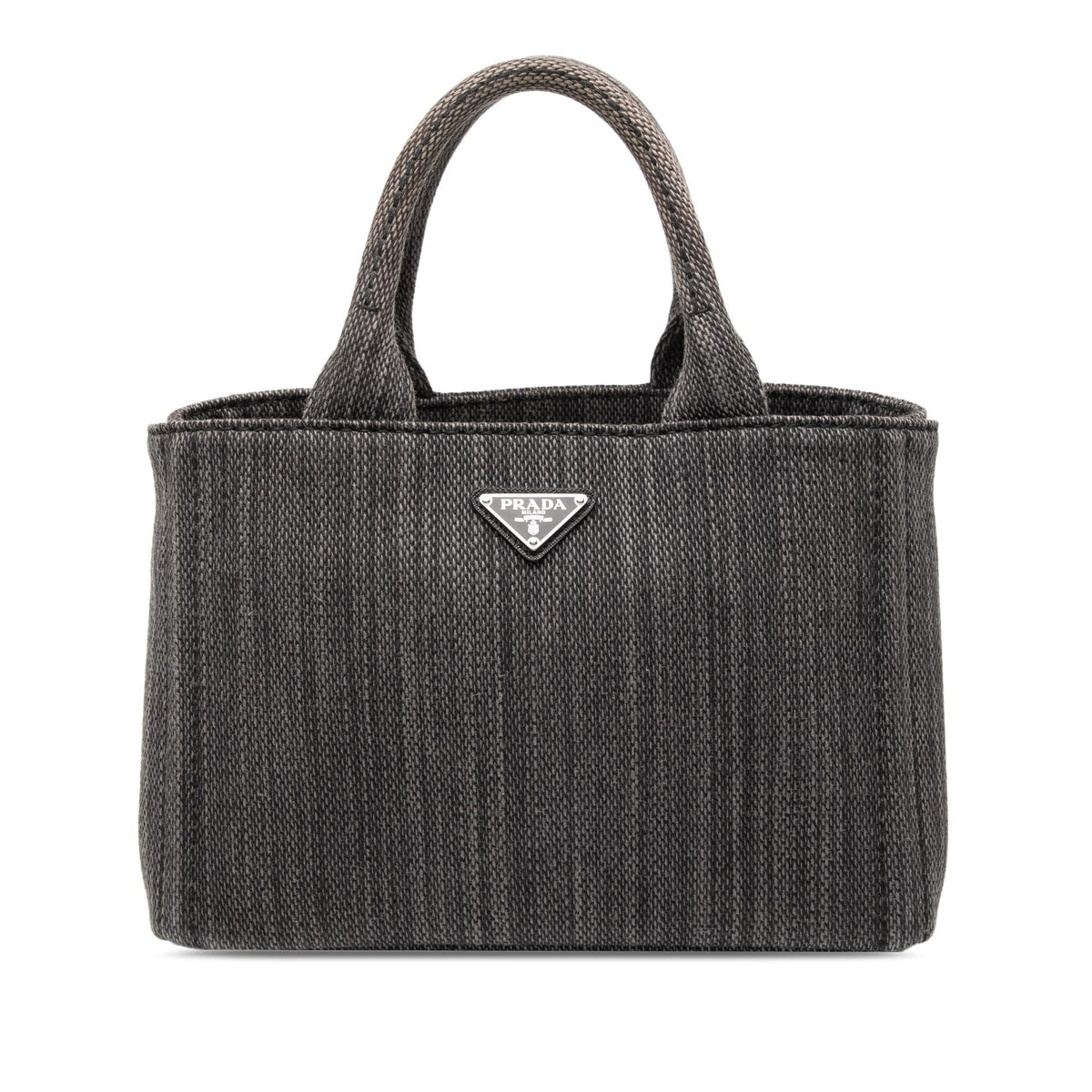 Prada Small Canvas Canapa Satchel