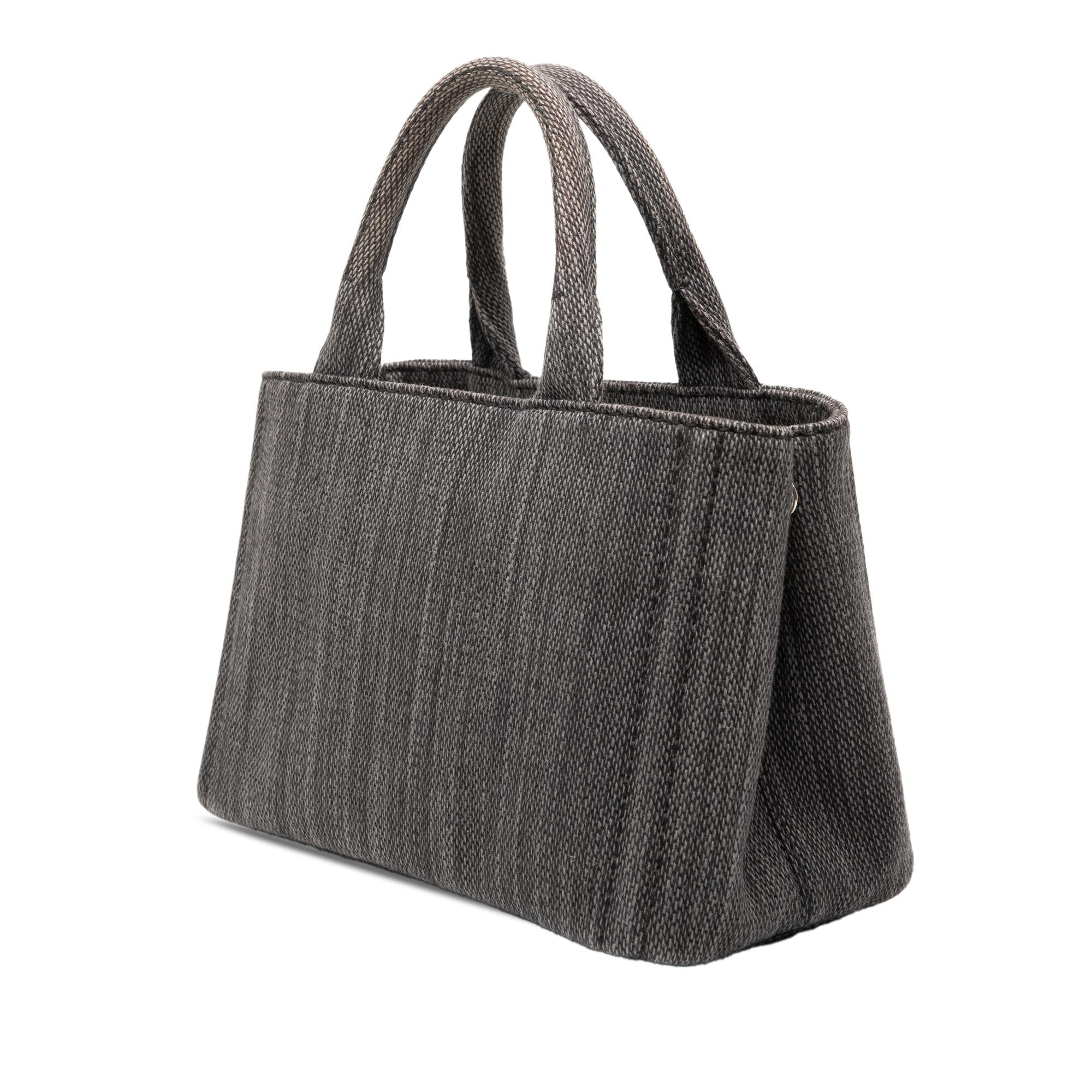 Prada Small Canvas Canapa Satchel