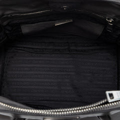 Prada Small Glace Calf Twin Pocket Satchel