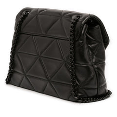 Prada Small Nappa Triangle Stitched Spectrum Flap