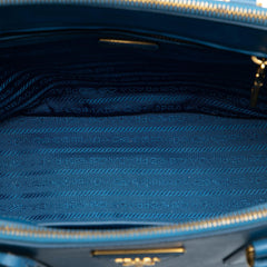 Prada Small Saffiano Lux Galleria Double Zip Satchel