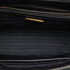 Prada Small Saffiano Lux Galleria Double Zip Satchel