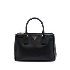Prada Small Saffiano Lux Galleria Double Zip Satchel