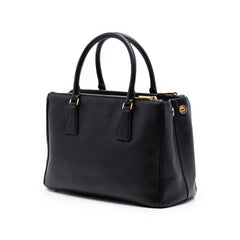 Prada Small Saffiano Lux Galleria Double Zip Satchel