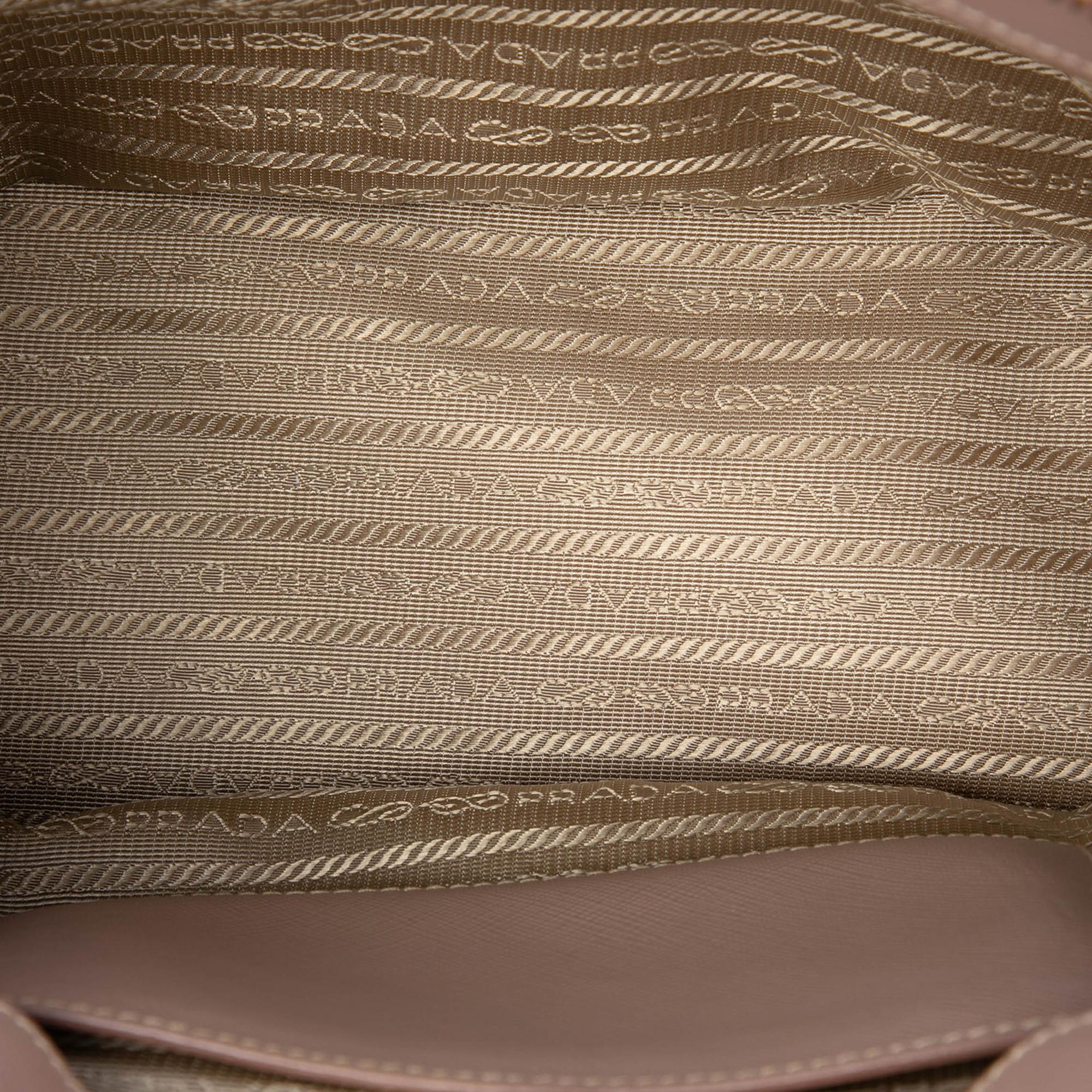 Prada Small Saffiano Lux Galleria Double Zip Satchel