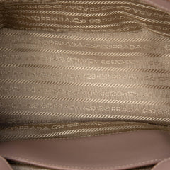 Prada Small Saffiano Lux Galleria Double Zip Satchel