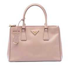 Prada Small Saffiano Lux Galleria Double Zip Satchel