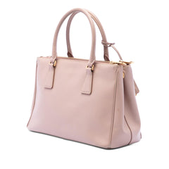 Prada Small Saffiano Lux Galleria Double Zip Satchel