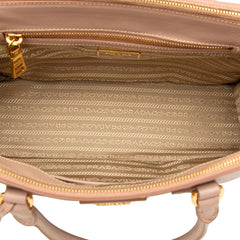 Prada Small Saffiano Lux Galleria Double Zip Tote