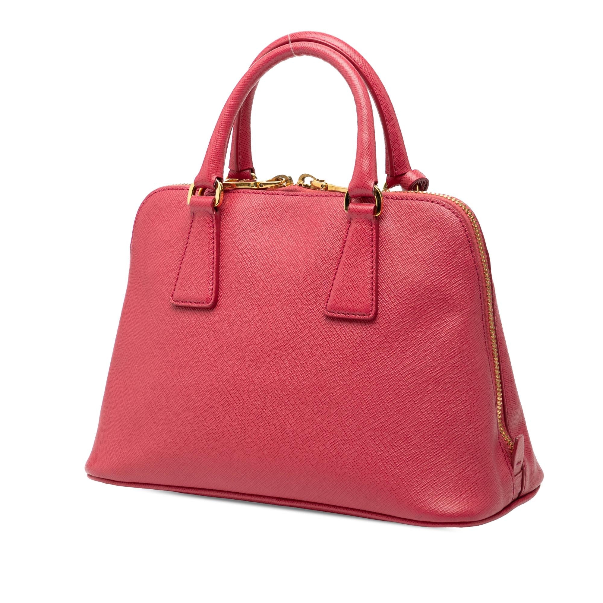 Prada Small Saffiano Lux Promenade Satchel