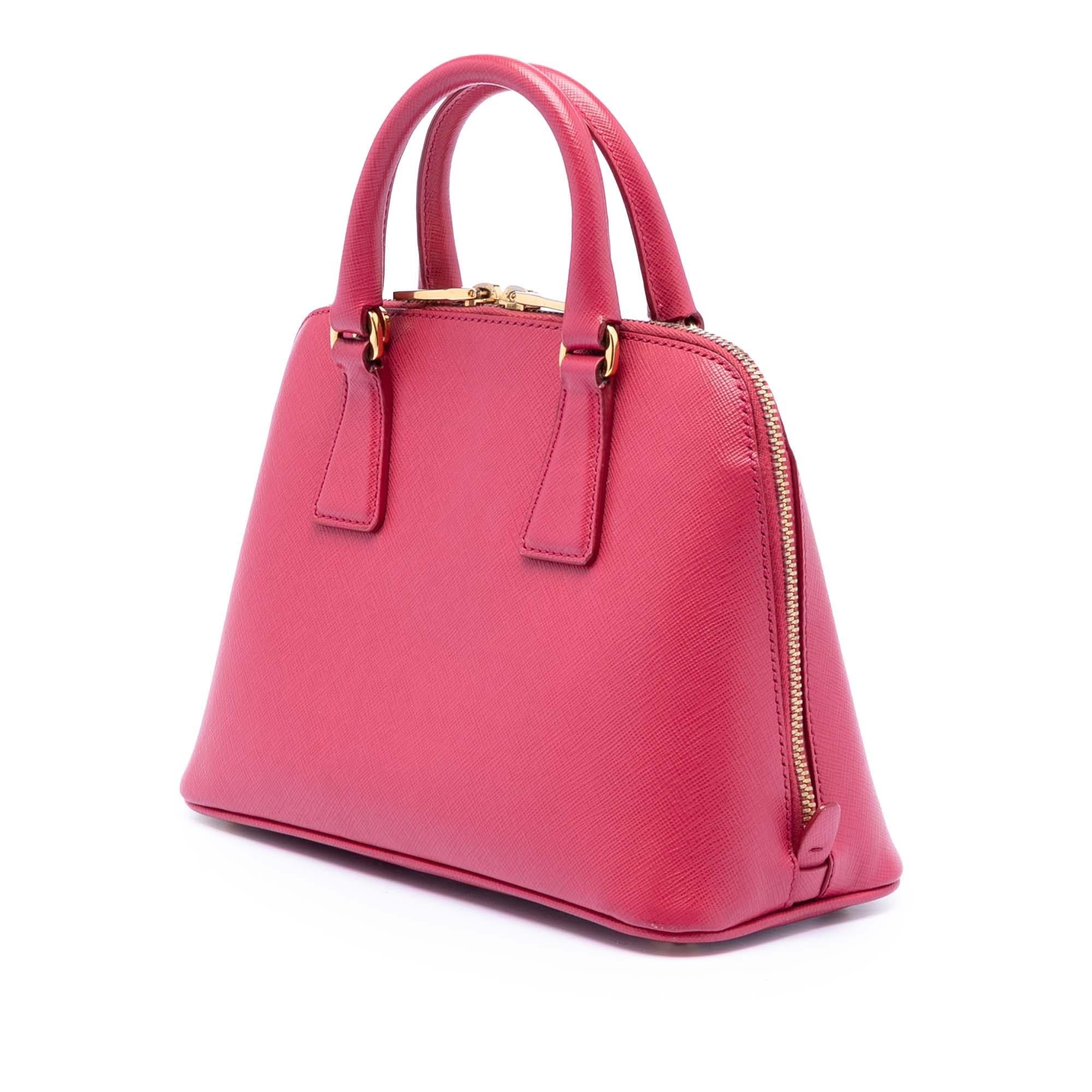 Prada Small Saffiano Lux Promenade Satchel
