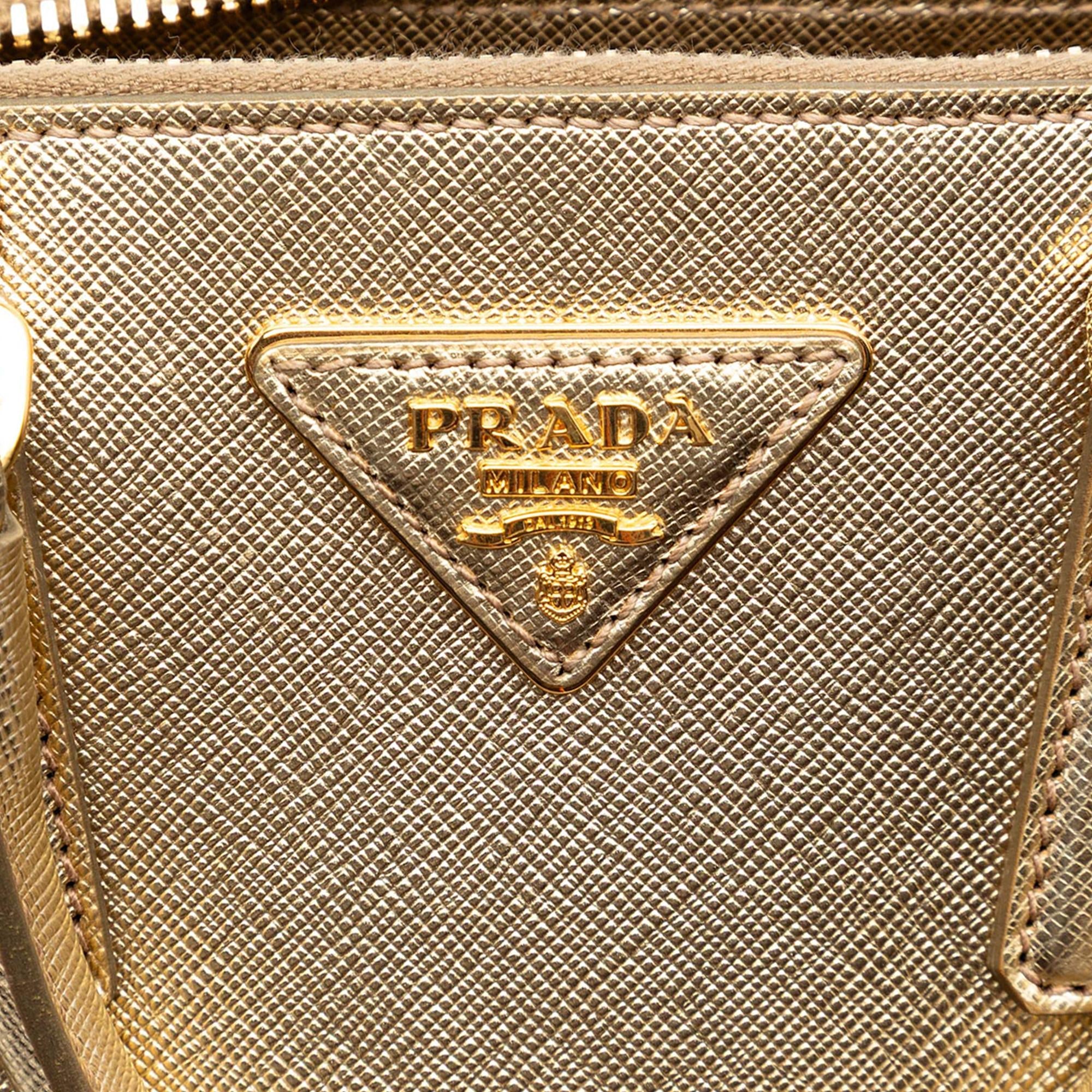 Prada Small Saffiano Lux Promenade Satchel