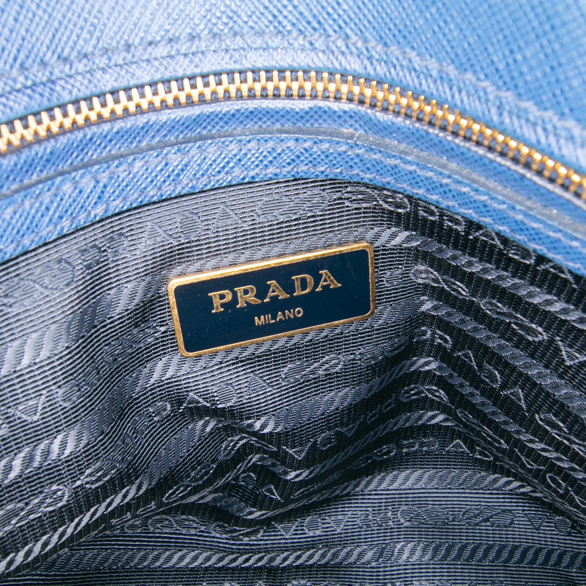 Prada Small Saffiano Lux Promenade Satchel
