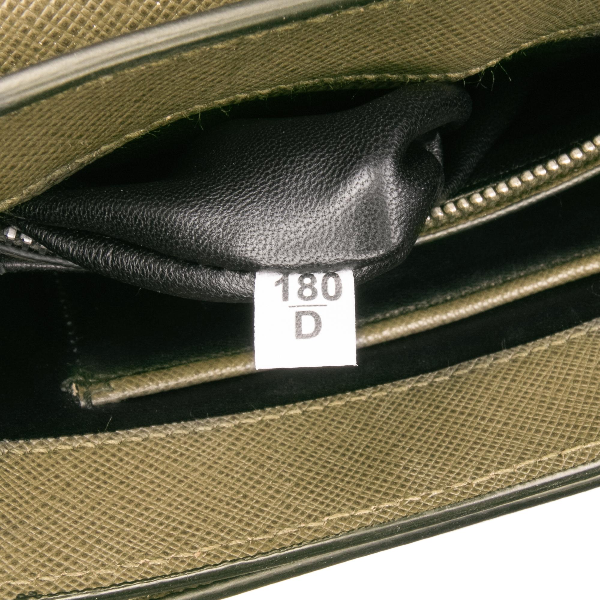 Prada Small Saffiano Lux Sound Satchel
