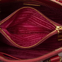 Prada Small Saffiano Vernice Promenade Satchel