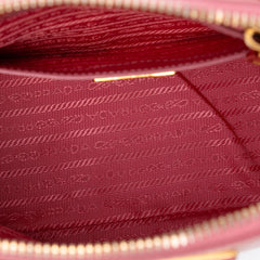Prada Small Saffiano Vernice Promenade Satchel