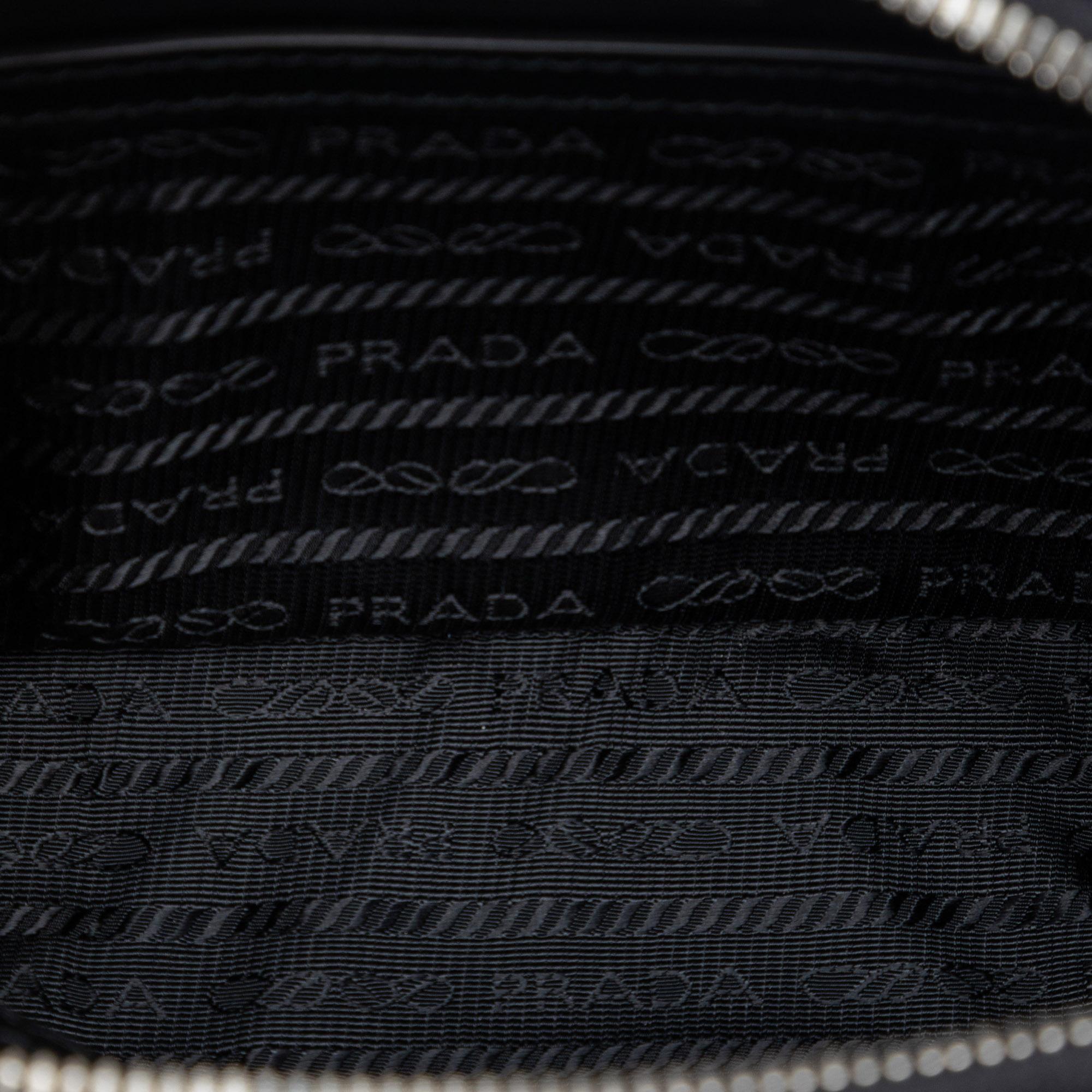 Prada Small Spazzolato Brique Crossbody