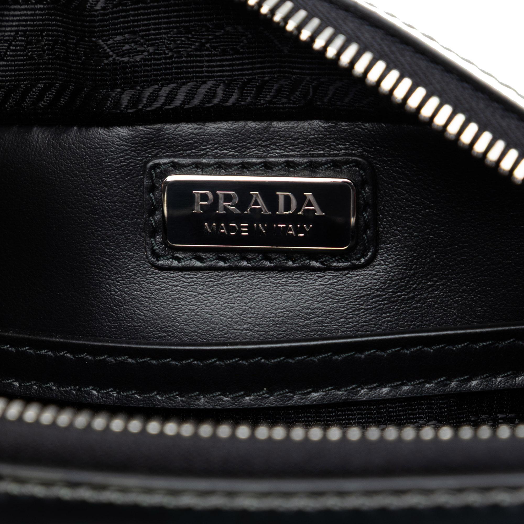 Prada Small Spazzolato Brique Crossbody