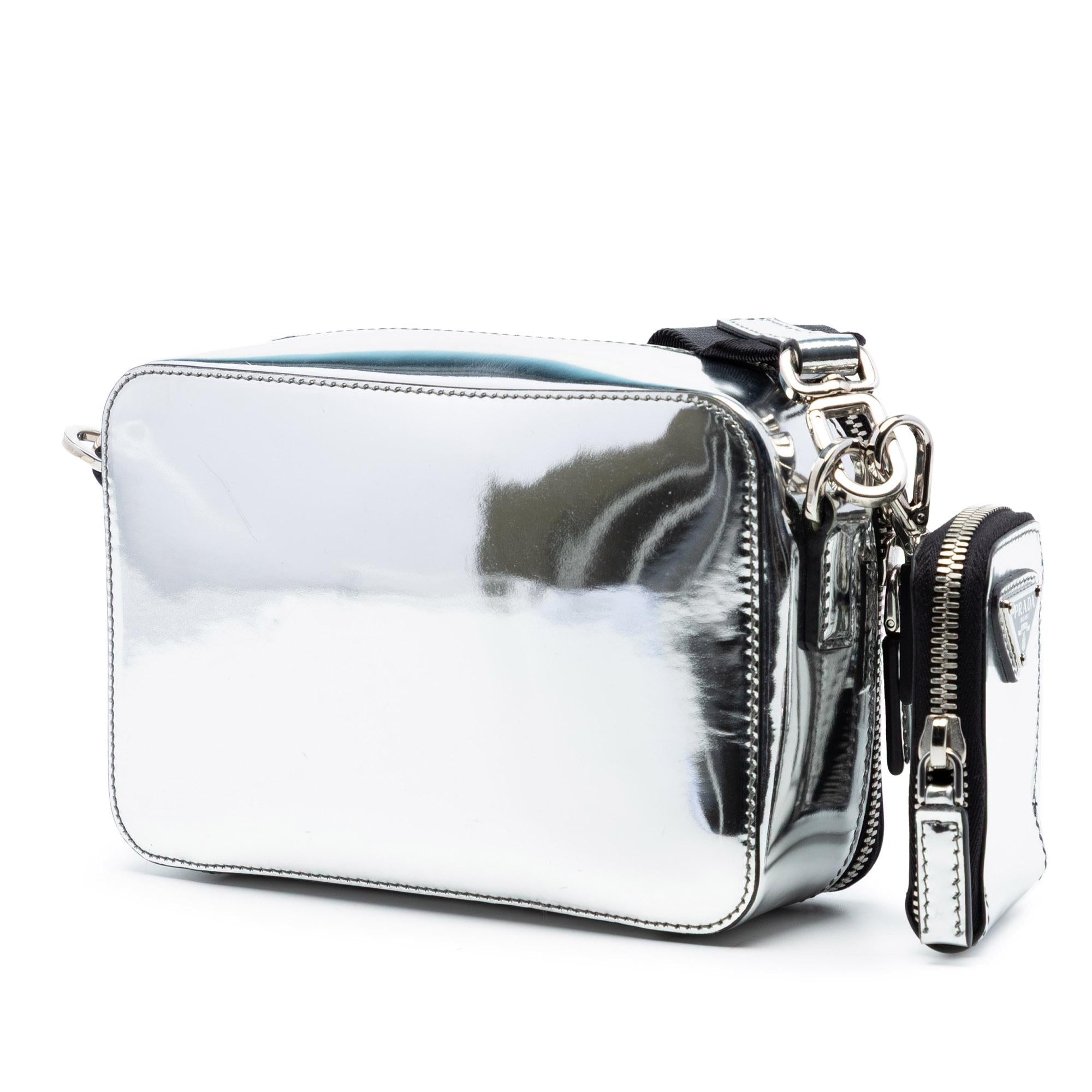 Prada Small Spazzolato Brique Crossbody
