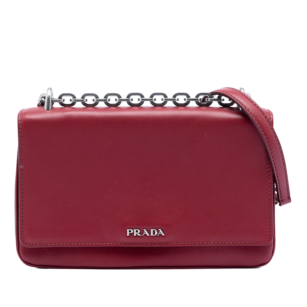 Prada Soft Calf Chain Crossbody