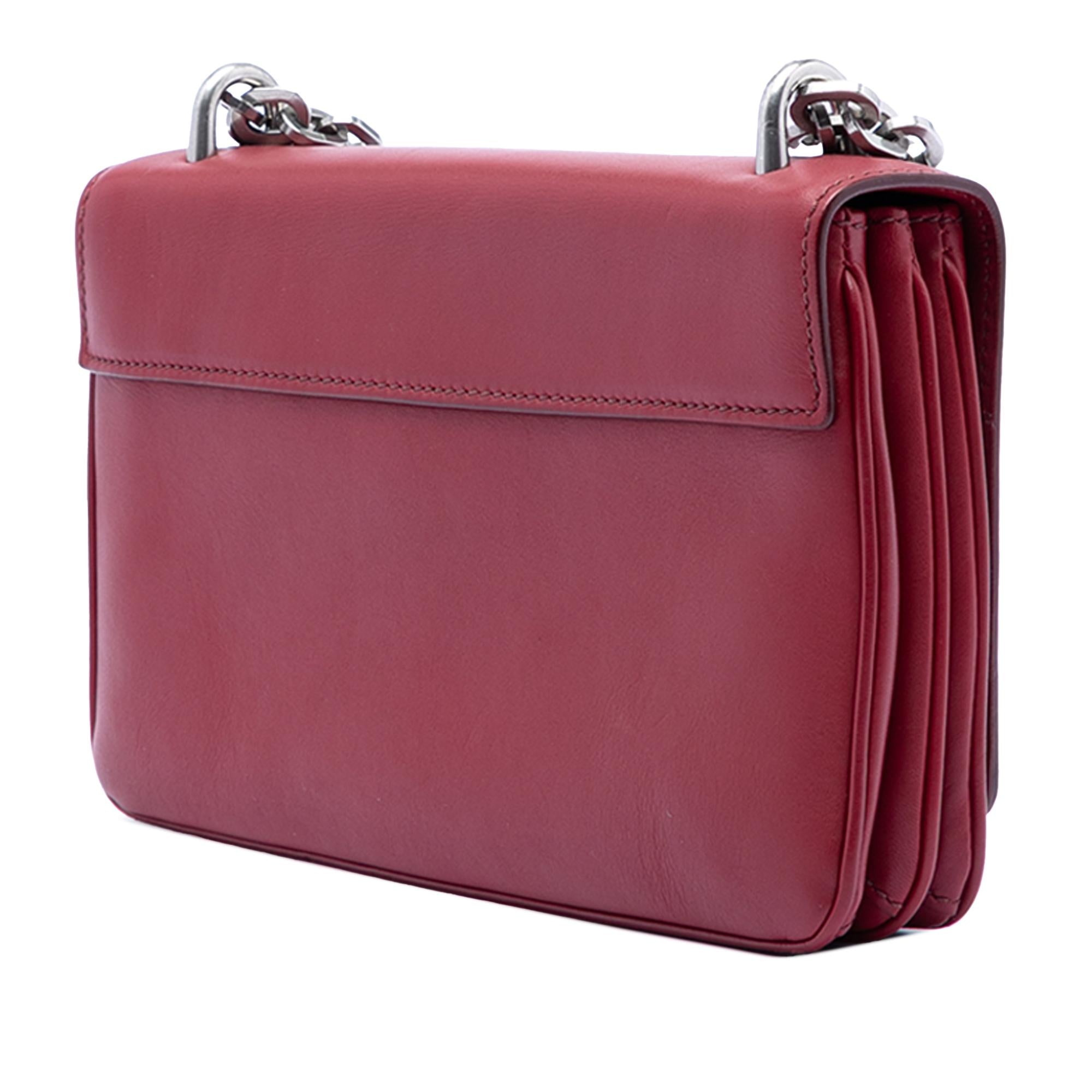 Prada Soft Calf Chain Crossbody