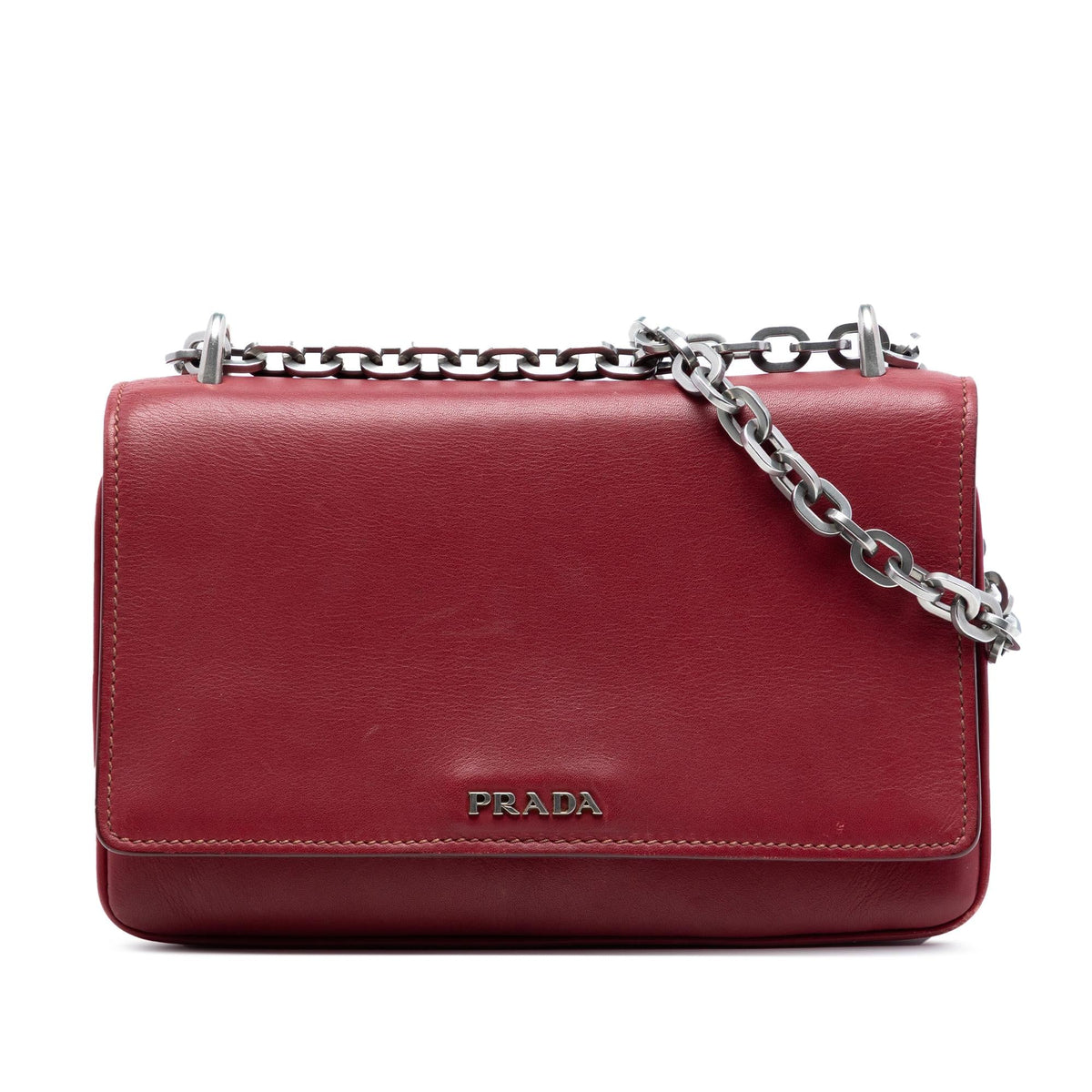 Prada Soft Calf Chain Crossbody
