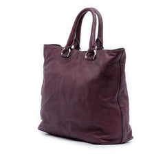 Prada Soft Calf Convertible Shopper Tote