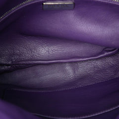 Prada Soft Calf Fold Over Shoulder Bag