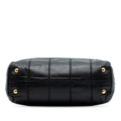 Prada Soft Calf Frame Top Handle Bag