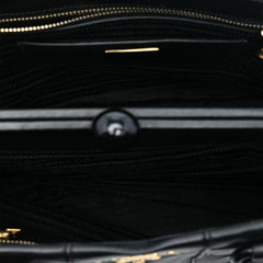 Prada Soft Calf Frame Top Handle Bag