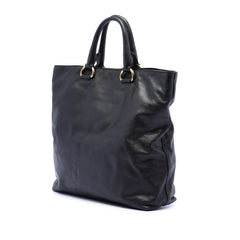 Prada Soft Calf Open Convertible Tote