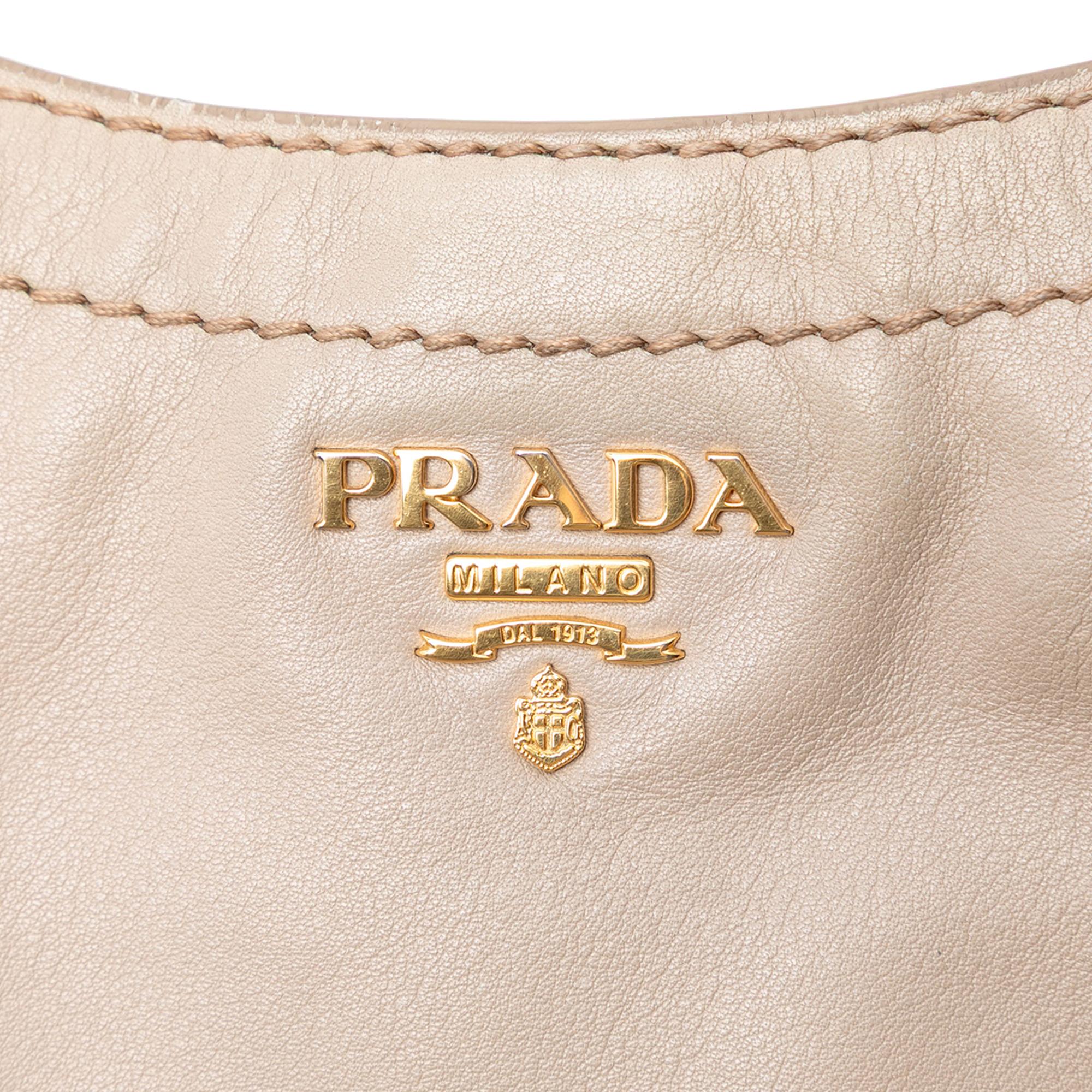 Prada Soft Calf Shoulder Bag