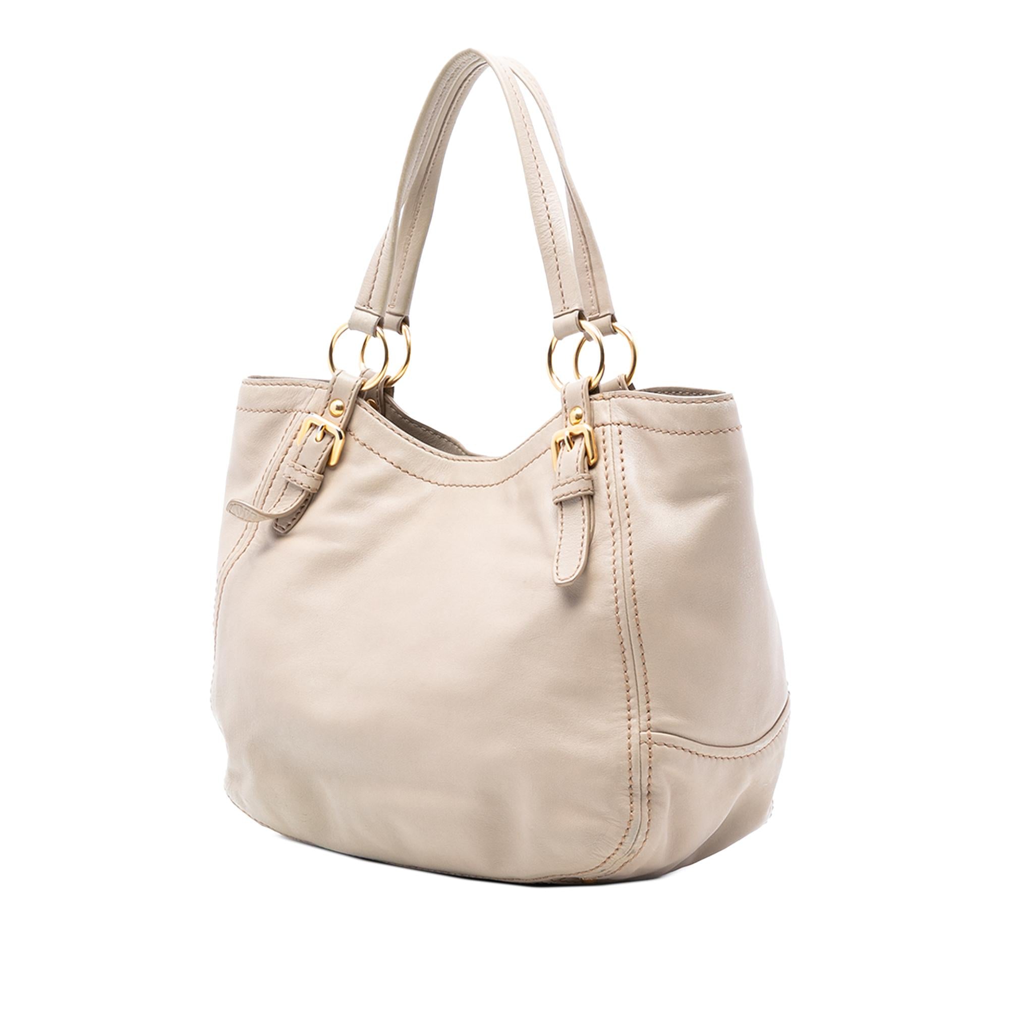 Prada Soft Calf Shoulder Bag