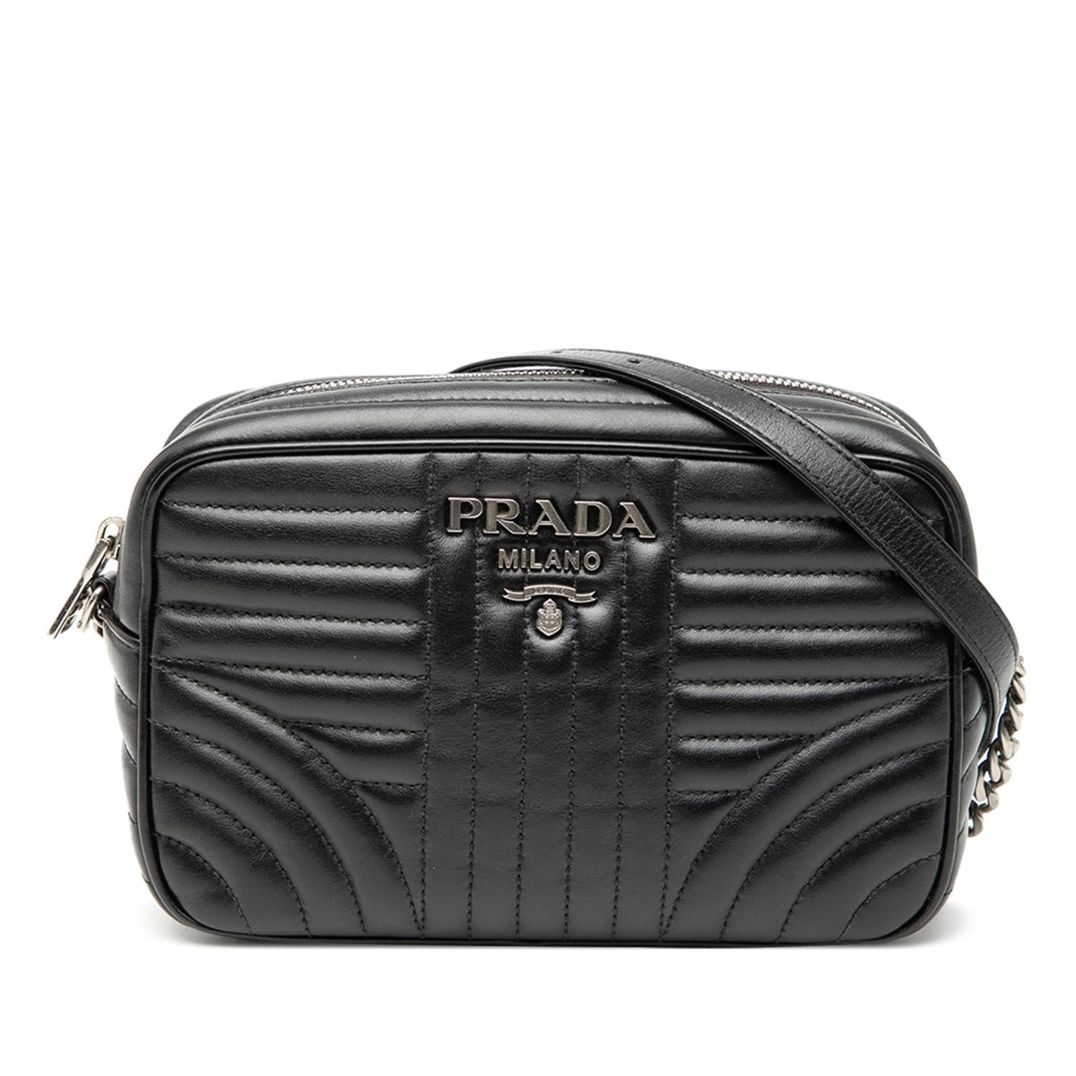 Prada Soft Calfskin Diagramme Camera Bag