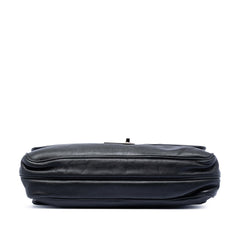 Prada Soft Calfskin Double Sided Flap Messenger Bag