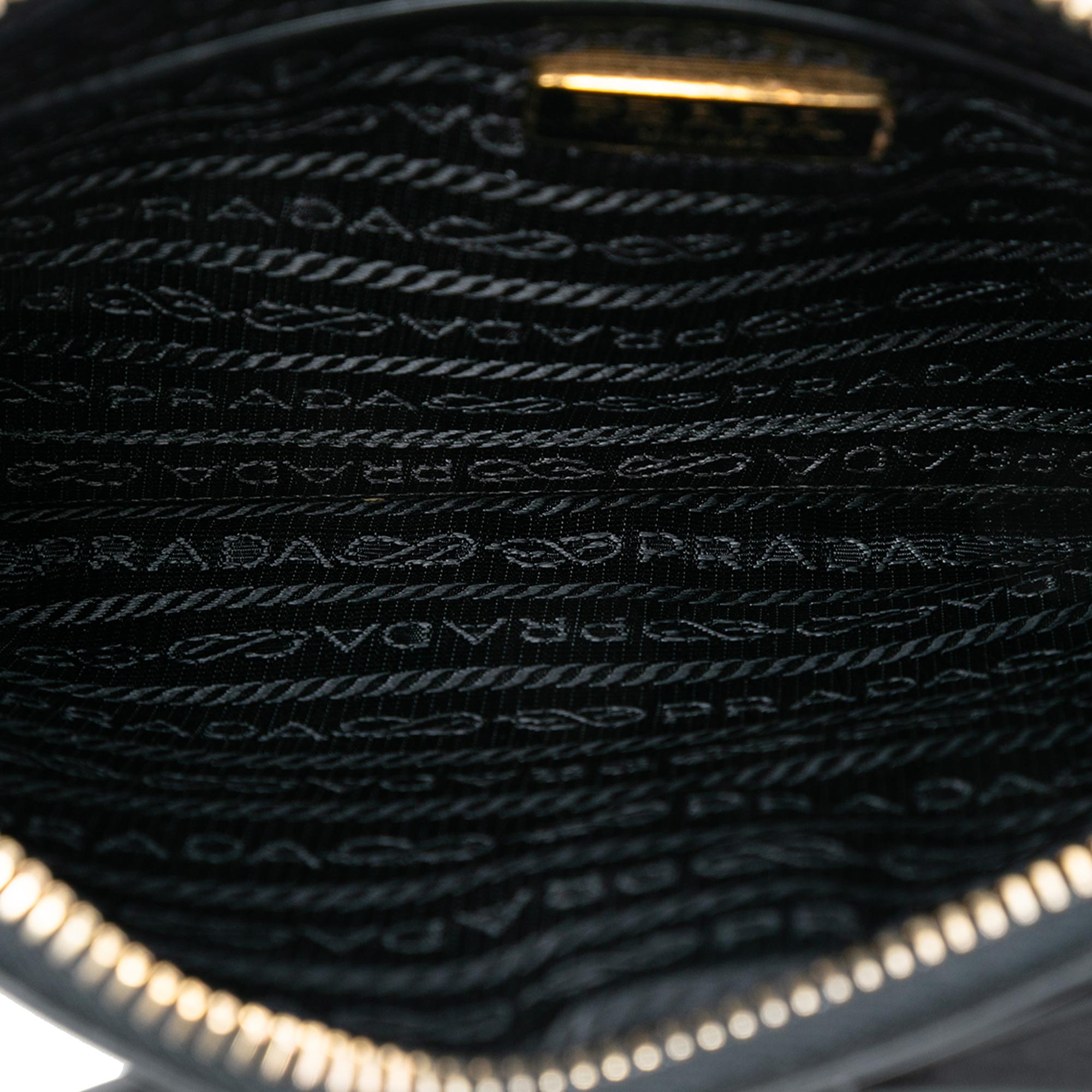 Prada Spazzolato Bow Pochette